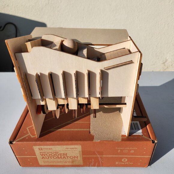 KiwiCo Kiwi Co. Wooden Automaton Automata Science Kit STEM DIY Craft Set Enginee - Picture 4 of 8